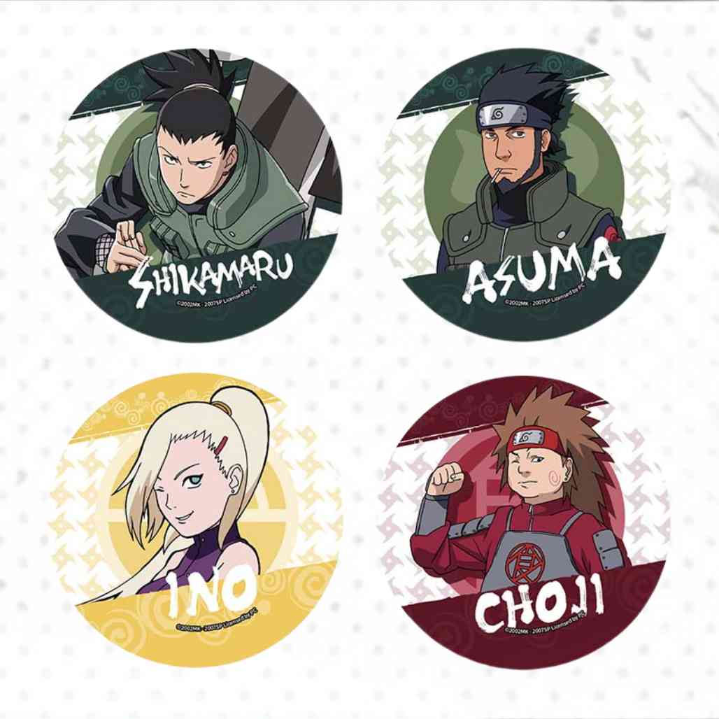 Naruto Shippuden Asuma Sensei Team 10 Anime Pins