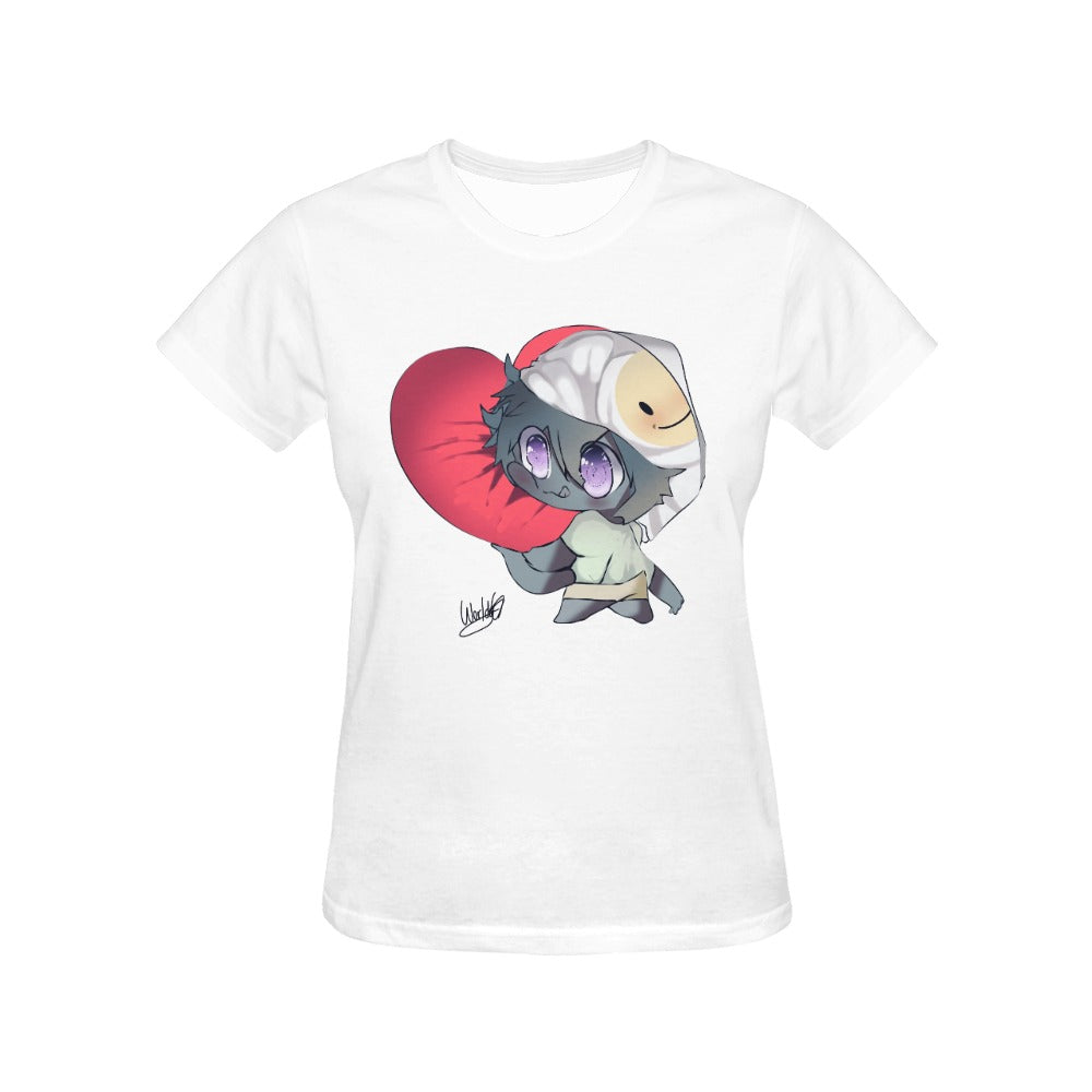 Worldyo Hugs Ladies Fitted Cute Anime Shirt - FIHEROE.