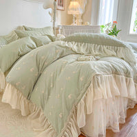 Thumbnail for Fairy Core Bedroom Decor Cotton Duvet Cover Set