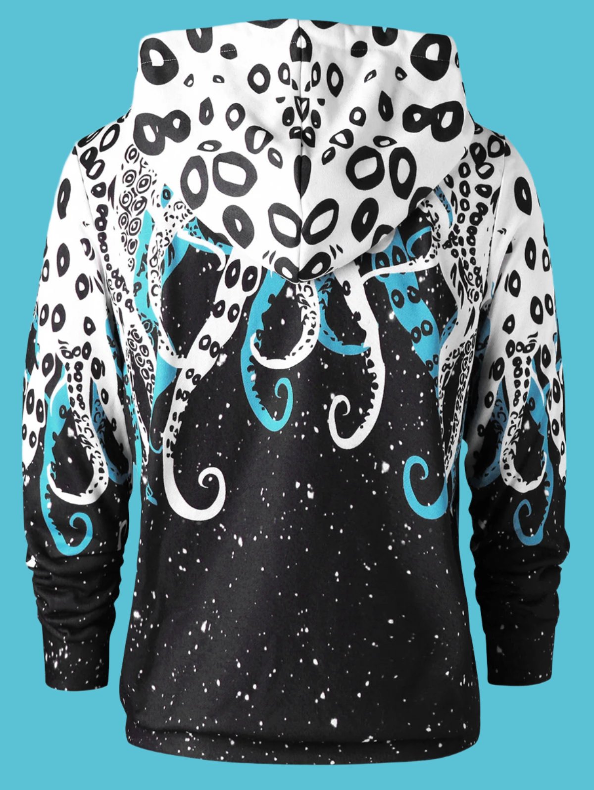 Octopus Inspired Tentacles Graphic Animal Hoodie