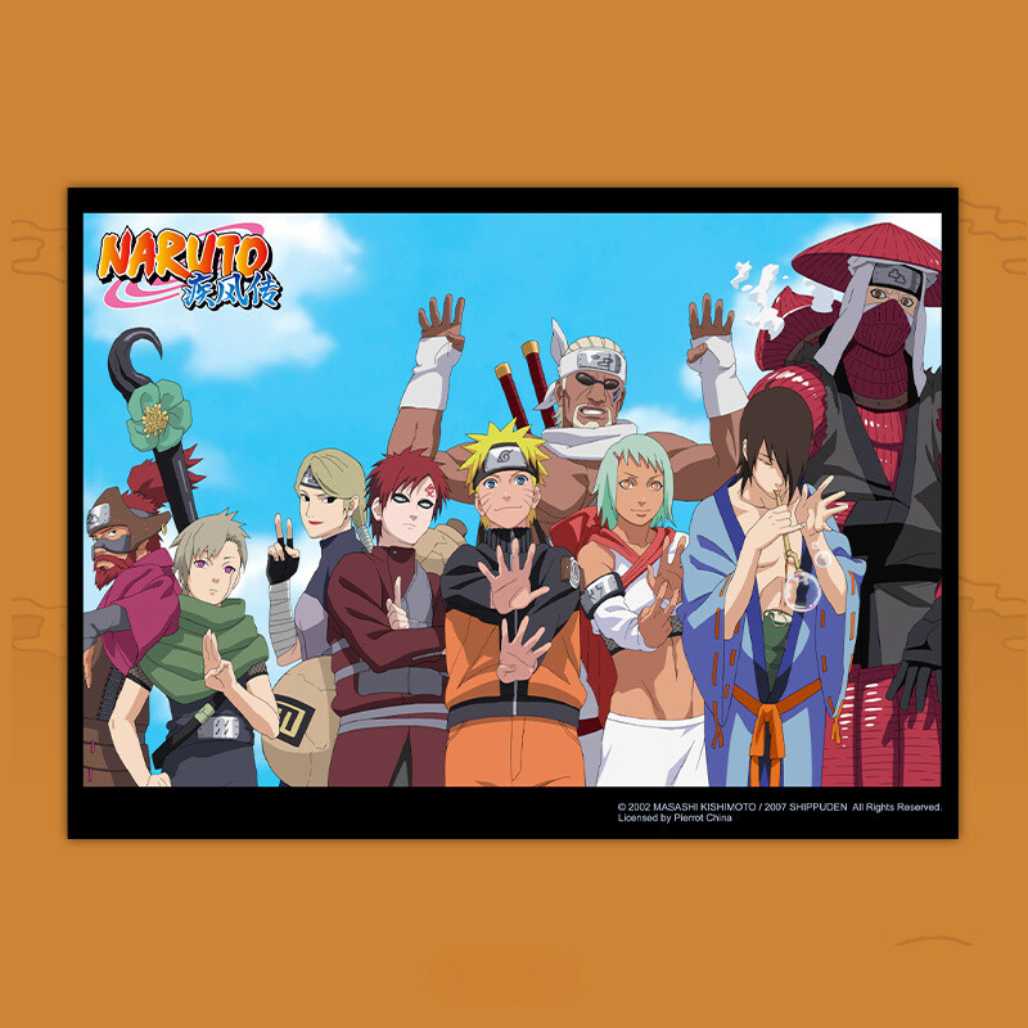 Naruto Shippuden Character Desktop Anime Posters - FIHEROE.