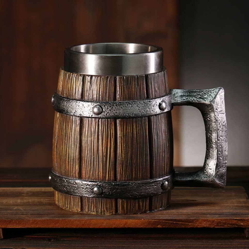 Barrel Stainless Steel Old World Pirate Anime Mug - FIHEROE.