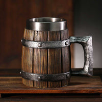 Thumbnail for Barrel Stainless Steel Old World Pirate Anime Mug - FIHEROE.