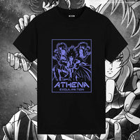 Thumbnail for Camiseta gráfica de anime de la vieja escuela con el exclamador Athena