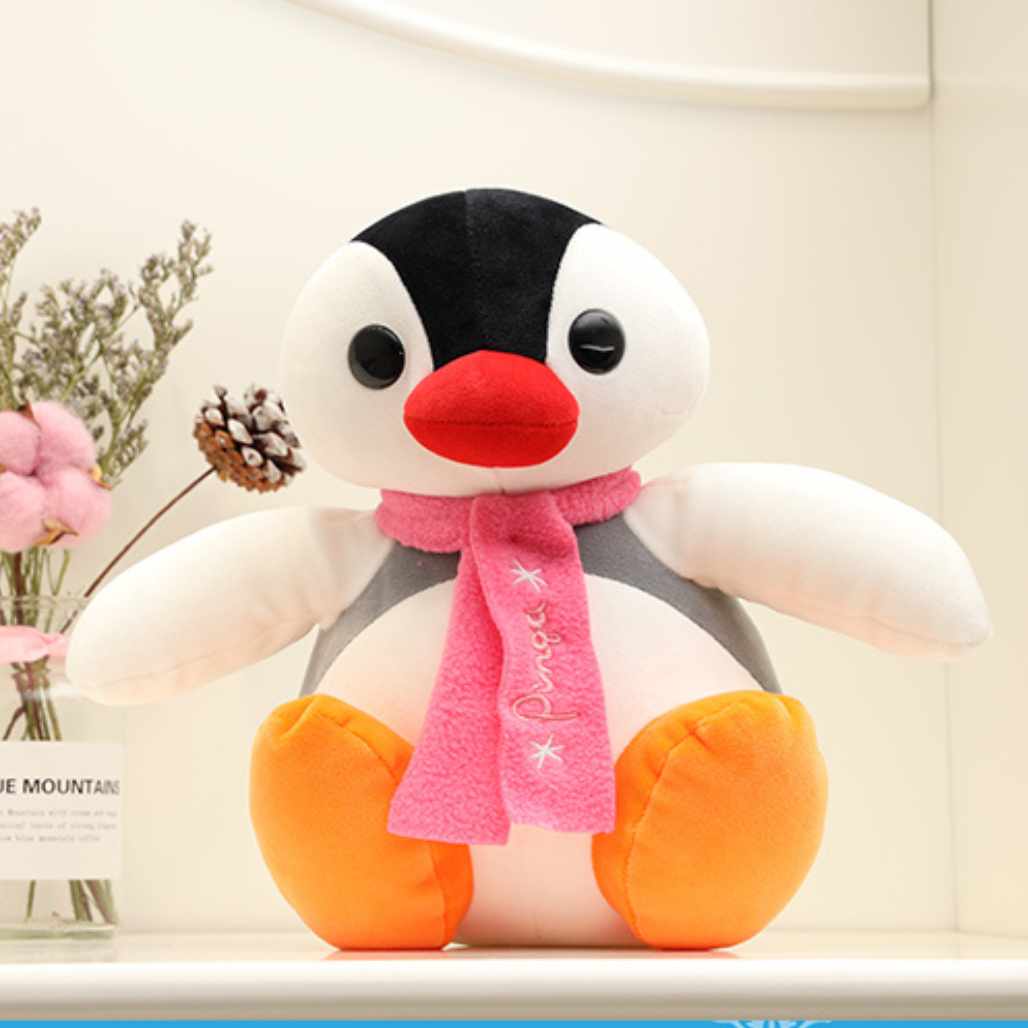 Pinga Penguin Sitting Anime Stuffed Animal - FIHEROE.