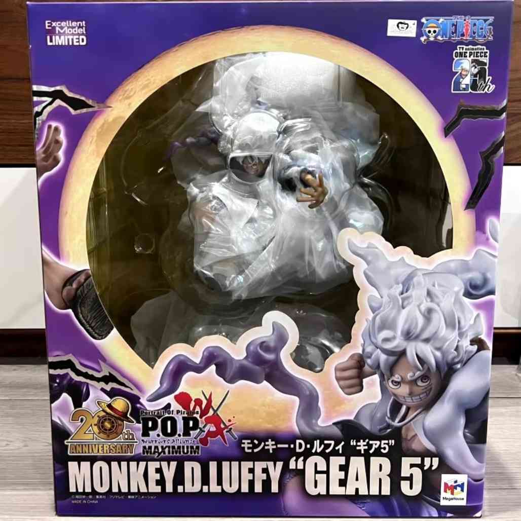 Genuine Megahouse One Piece Gear 5 Luffy Figure