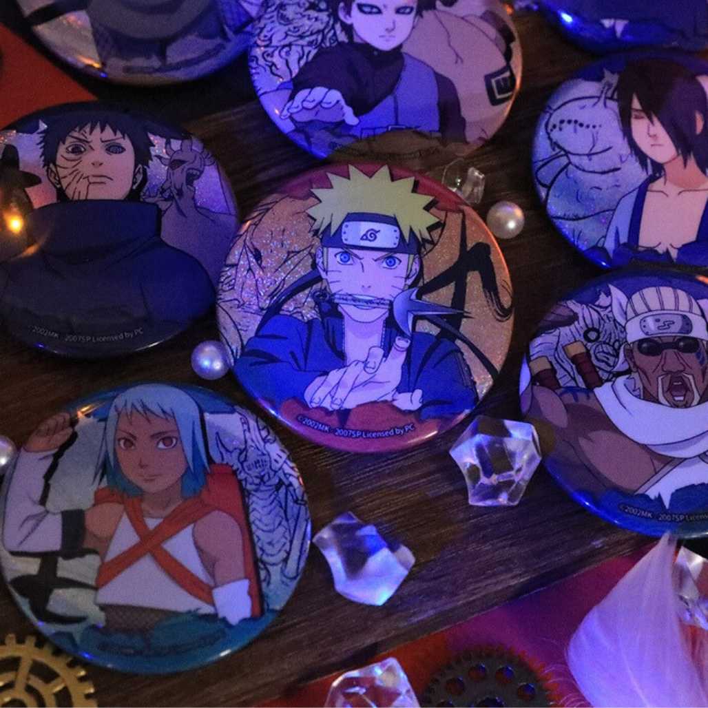 Naruto Shippuden Jinchuriki Character Badges - FIHEROE.