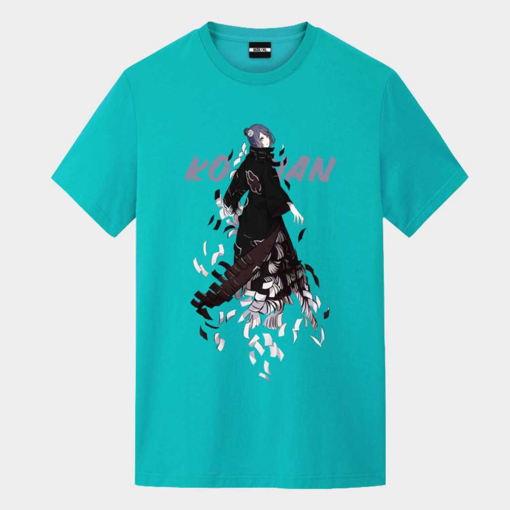 Camiseta gráfica de anime Naruto Shippuden Akatsuki Konan