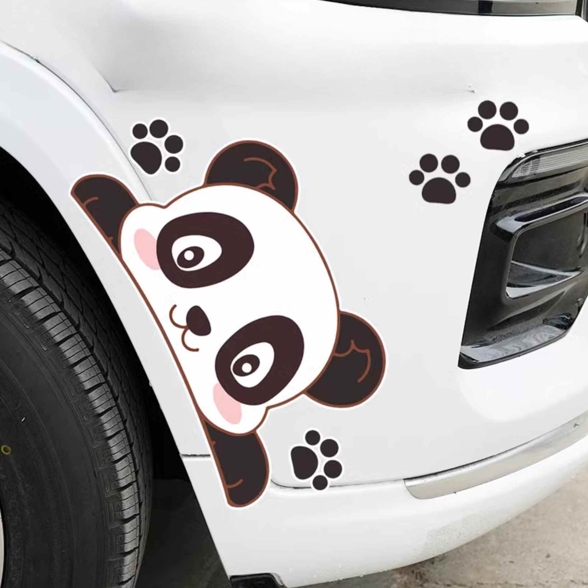 12 Cat paws Cartoon Anime Car Decal - Car Accessories for teens – Carsoda