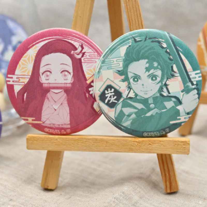 Demon Slayer Characters Button Anime Badges - FIHEROE.