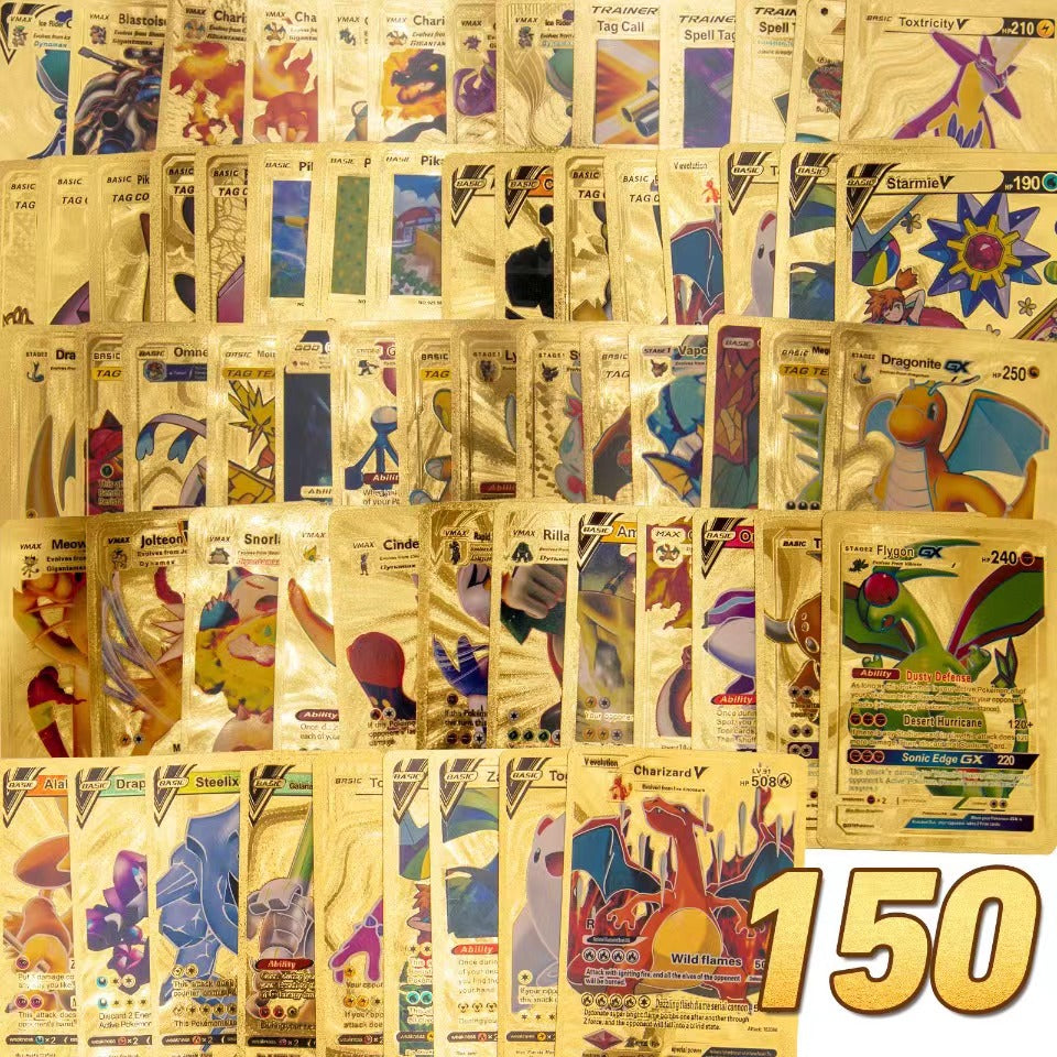 Rare VMAX Pokémon Cards Trading Game 150pc Set