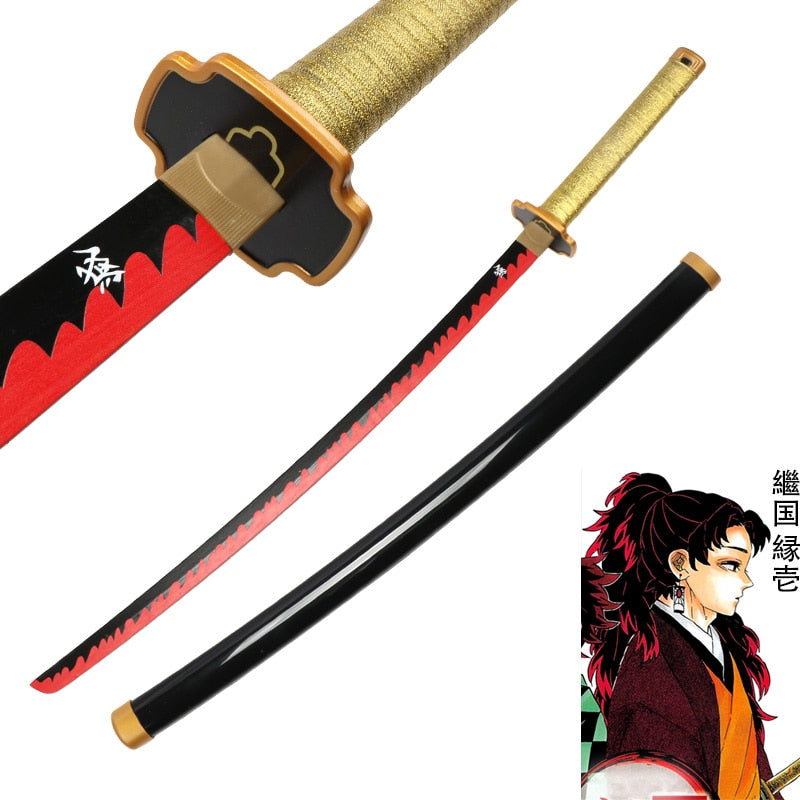 Katana de Tsugikuni Yoriichi con hoja de madera de bambú Demon Slayer  Kimetsu no Yaiba zs672w > Espadas y mas