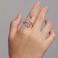 Thumbnail for Snake Ring Silver Animal Jewelry - FIHEROE.
