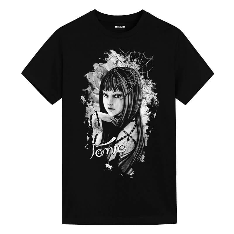 Junji Ito Tomie Black Anime Graphic Tee - FIHEROE.