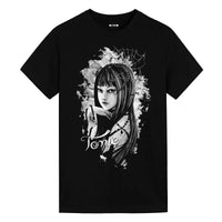 Thumbnail for Junji Ito Tomie Black Anime Graphic Tee - FIHEROE.