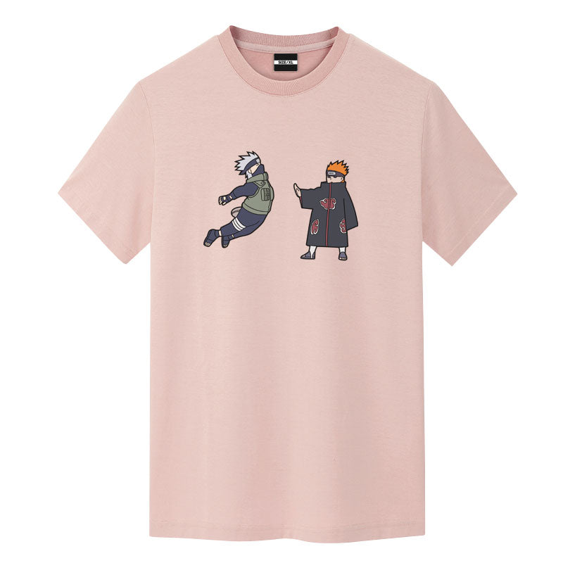 Utee Kakashi Vs Pain Naruto Anime Graphic Tee - FIHEROE.