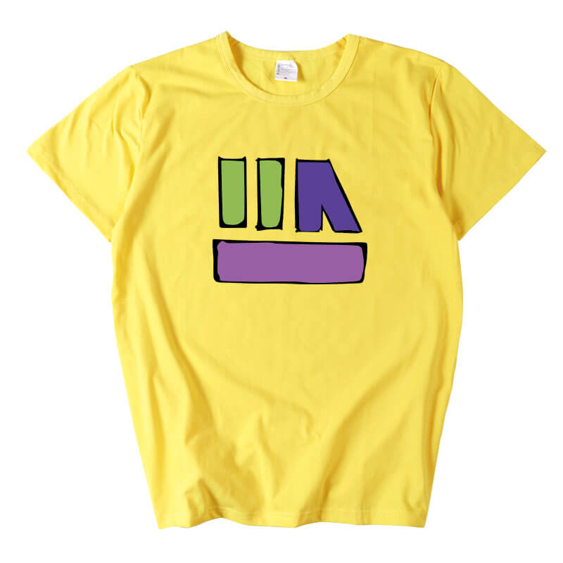 Late Night Geometric Anime Graphic Tee - FIHEROE.