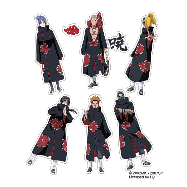 Naruto Shippuden Characters Clear Anime Stickers - FIHEROE.