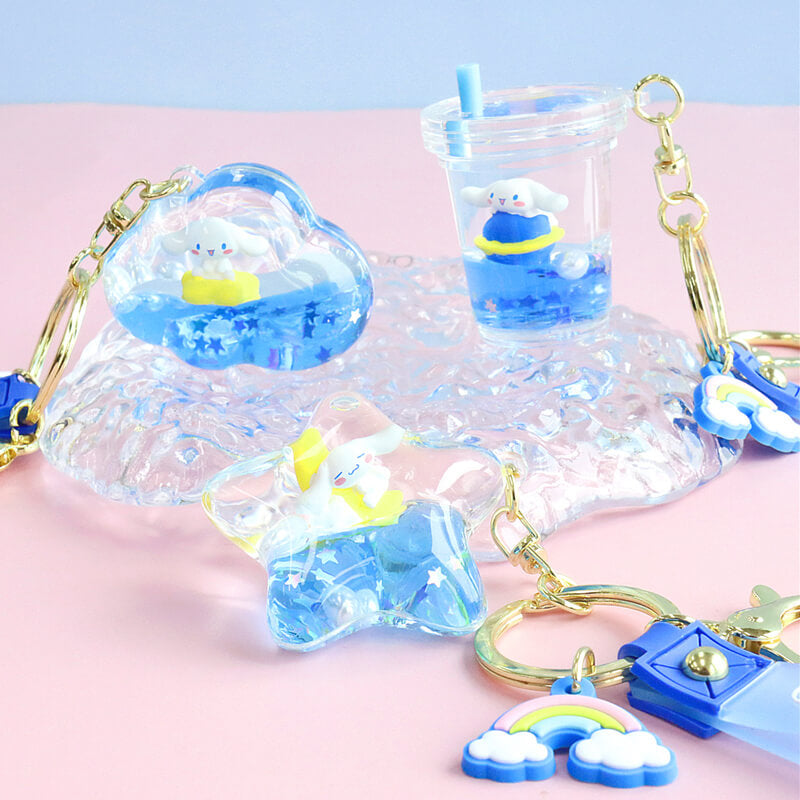 Sanrio Cinnamoroll Acrylic Anime Keychain Figure - FIHEROE.