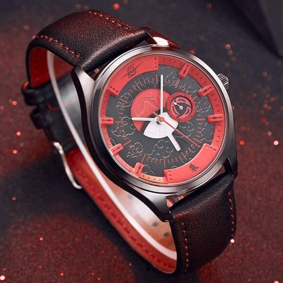 Relojes de pulsera del anime Naruto Uchiha Clan