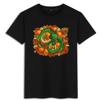 Thumbnail for Dragon Ball Shenron Roses Anime Graphic Tee - FIHEROE.