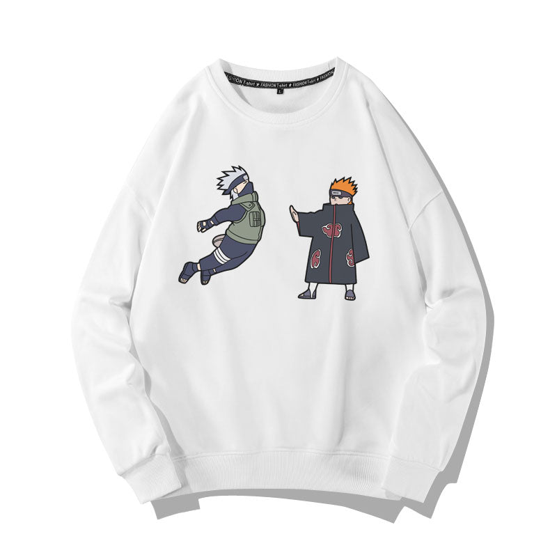 Utee Kakashi Vs Pain Naruto Anime Sweatshirt - FIHEROE.