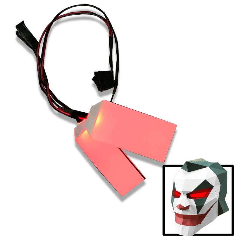 Villainous Jester Clown Face Origami Mask - FIHEROE.