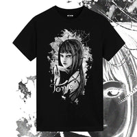 Thumbnail for Junji Ito Tomie Black Anime Graphic Tee - FIHEROE.