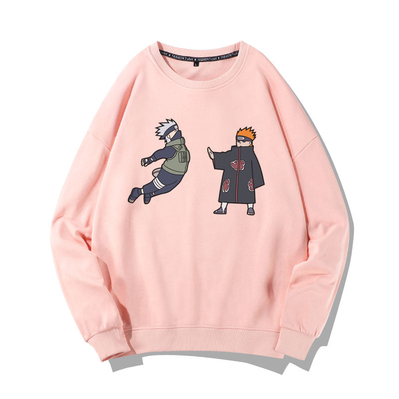 Utee Kakashi Vs Pain Naruto Anime Sweatshirt - FIHEROE.