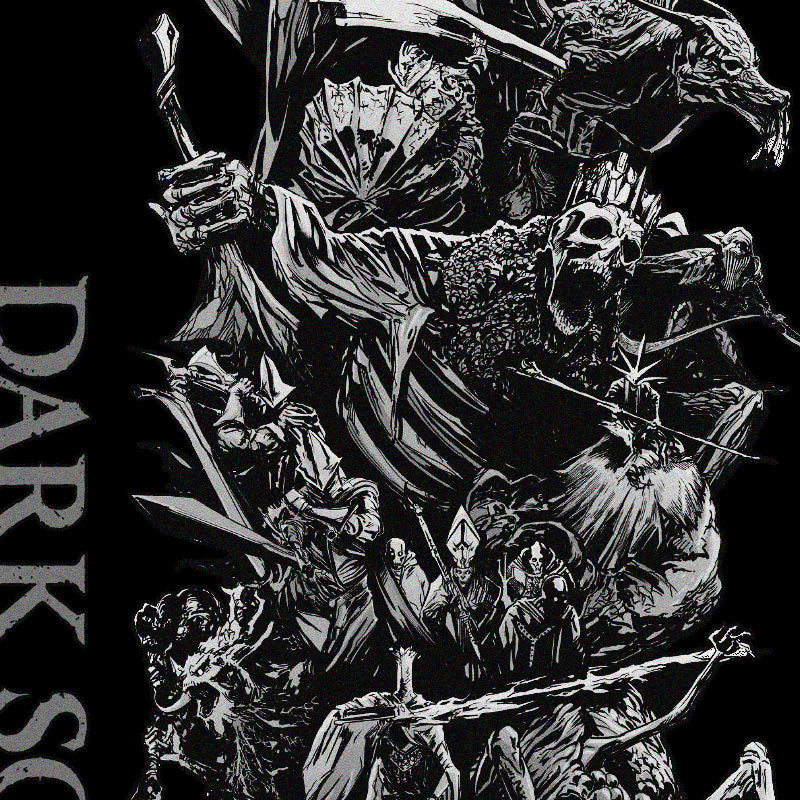 Dark Souls Gaming Black Anime Graphic Tee - FIHEROE.