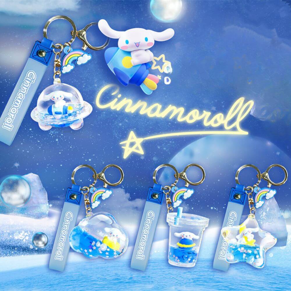 Sanrio Cinnamoroll Acrylic Anime Keychain Figure - FIHEROE.