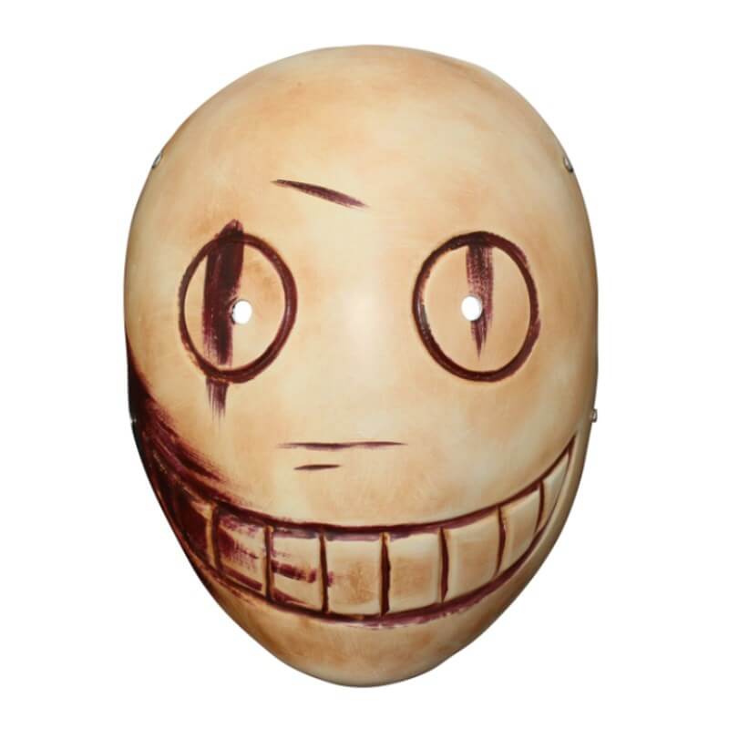 Anime Cosplay Minimalist Resin Smiley Face Mask - FIHEROE.