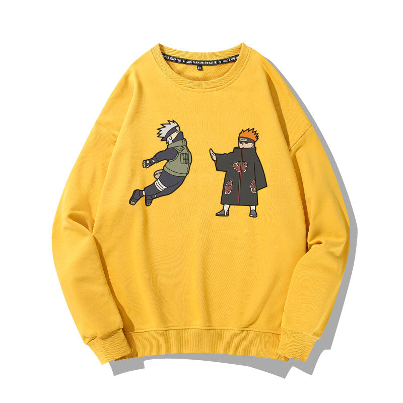 Utee Kakashi Vs Pain Naruto Anime Sweatshirt - FIHEROE.