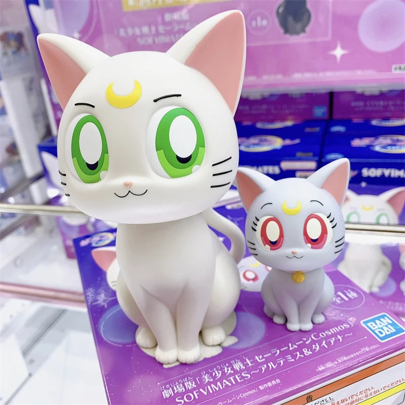 Banpresto Sofvimates Sailor Moon Cats Figures - FIHEROE.
