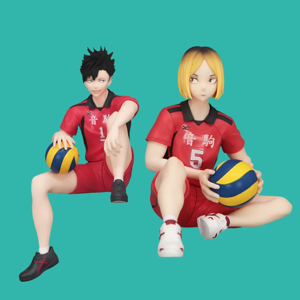 Haikyuu Nekoma Red Cats Noodle Stopper Figures