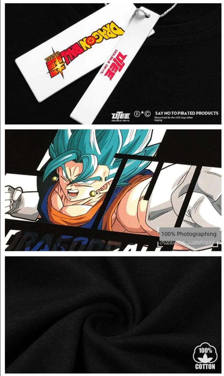 Dragon Ball Super Saiyan Blue Anime Shirts - FIHEROE.