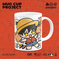 Thumbnail for No. 9 One Piece Luffy Anime Coffee Mug - FIHEROE.