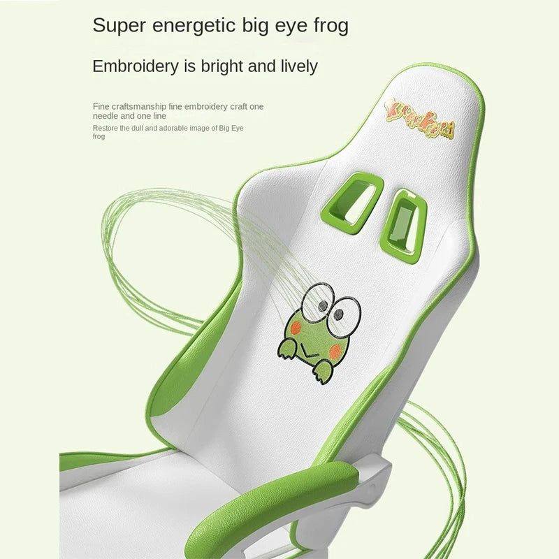 Kawaii Frog Art Ergonomic Anime Gaming Chair
