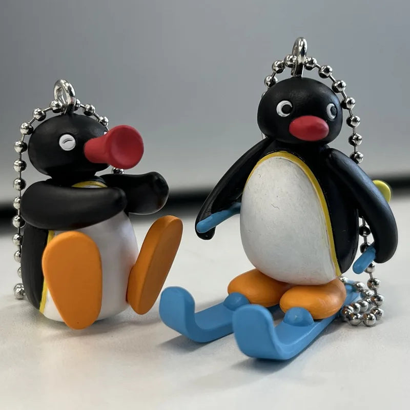 Tomy Arts Pingu Penguin Anime Keychain Figures - FIHEROE.