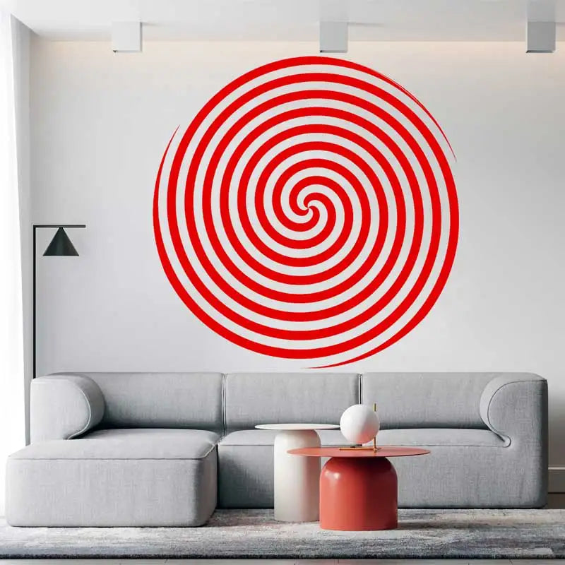 Uzumaki Inspired Spiral Design Anime Wall Sticker