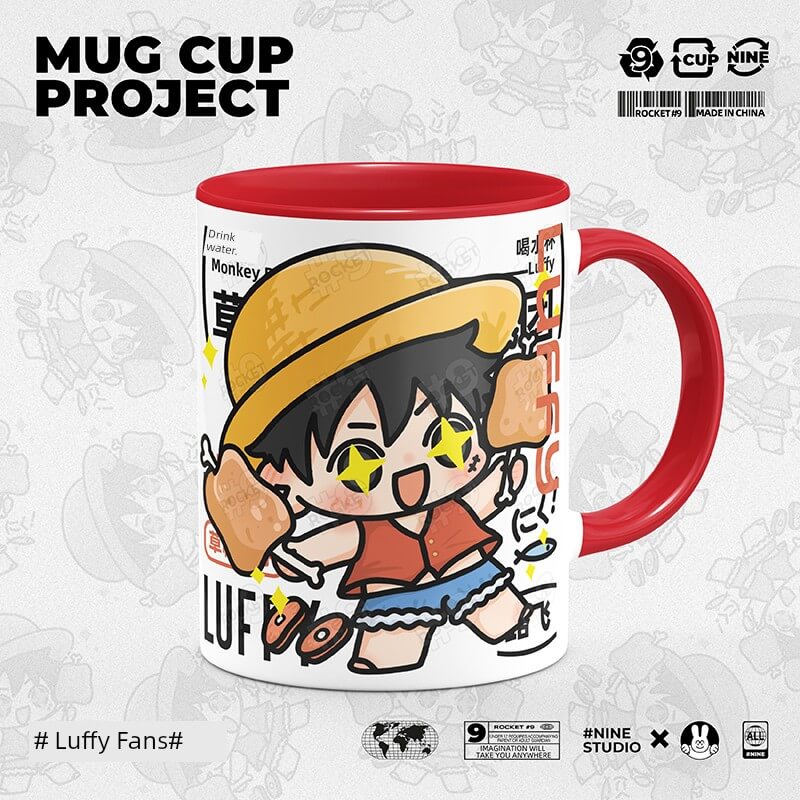 No. 9 One Piece Luffy Anime Coffee Mug - FIHEROE.