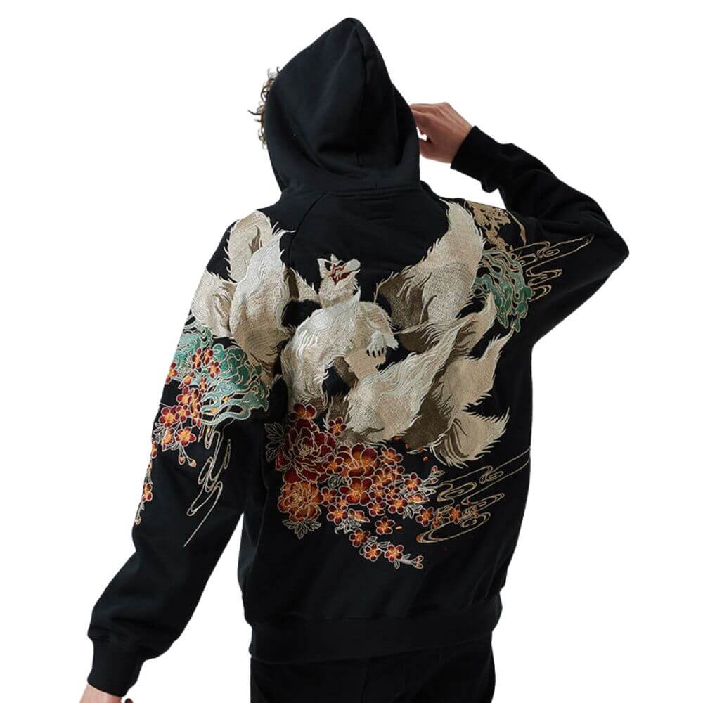 Japanese Kyuubi no Kitsune Anime Hoodie - FIHEROE.