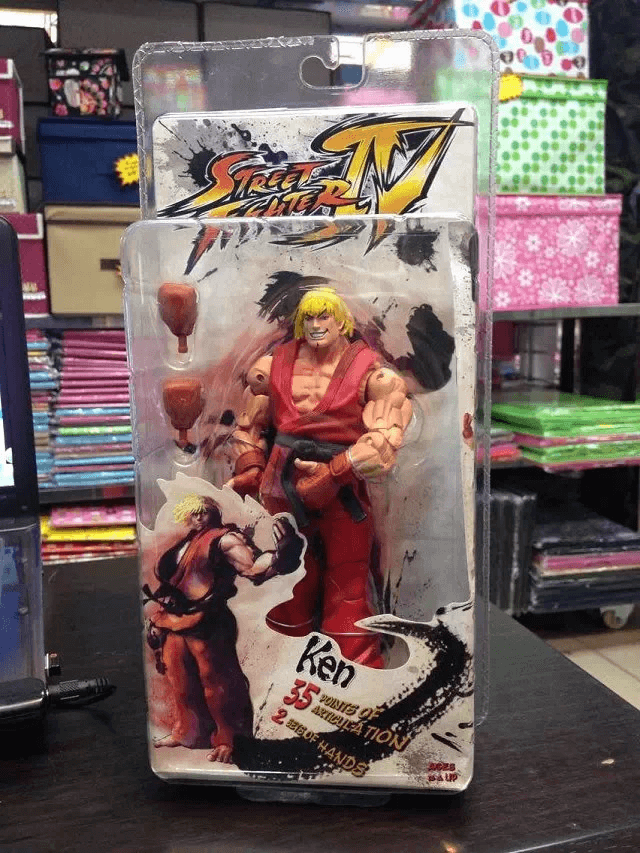 NECA Ken Street Fighter Action Figures - FIHEROE.