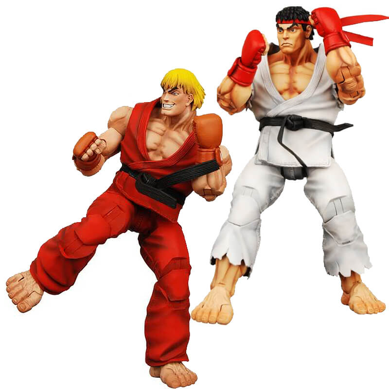 Street Fighter Ryu Ken Action Figure