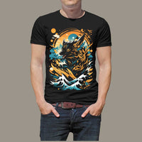 Thumbnail for Fox Totem Anime Animal Unisex Graphic Tee