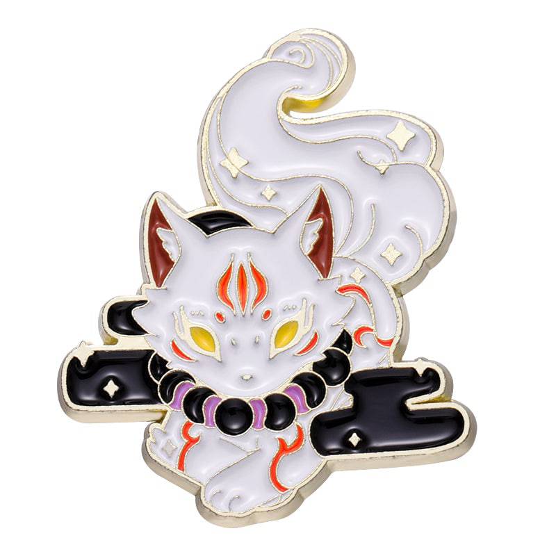 Cute Inugami Animal Legend Anime Enamel Pin | FIHEROE.