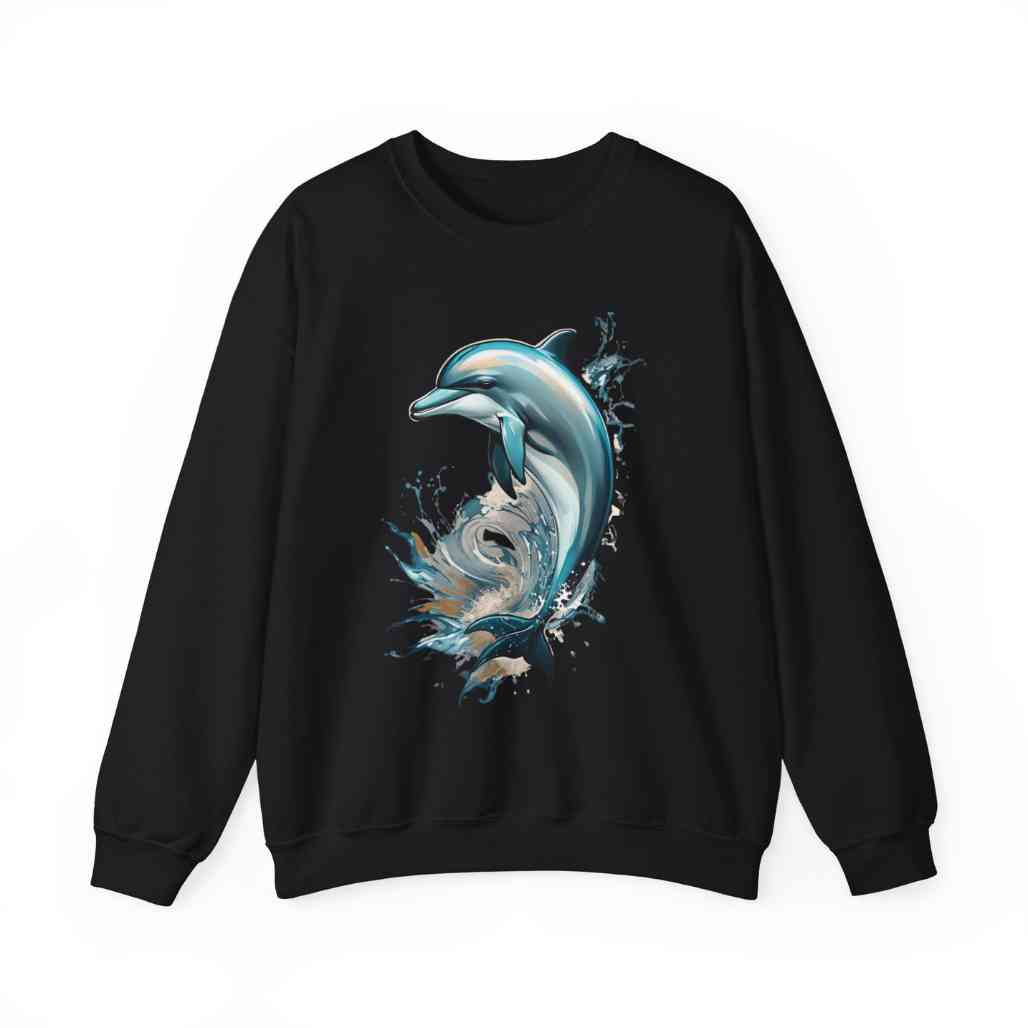 Dolphin Totem Sweatshirt Marine Life Apparel