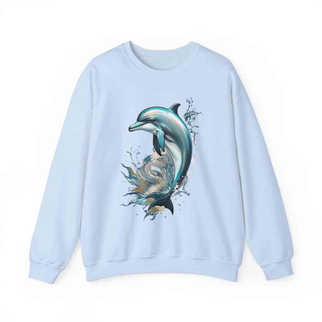 Dolphin Totem Sweatshirt Marine Life Apparel