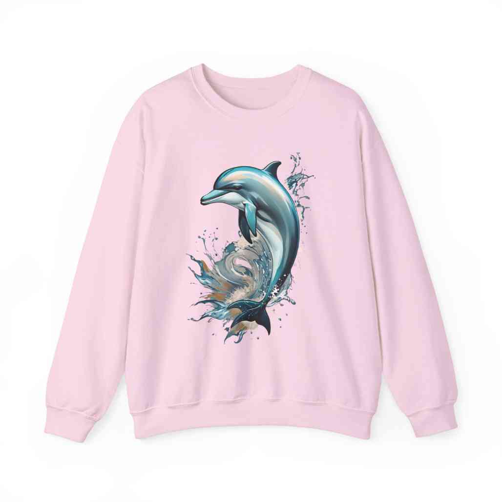 Dolphin Totem Sweatshirt Marine Life Apparel