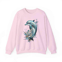 Thumbnail for Dolphin Totem Sweatshirt Marine Life Apparel